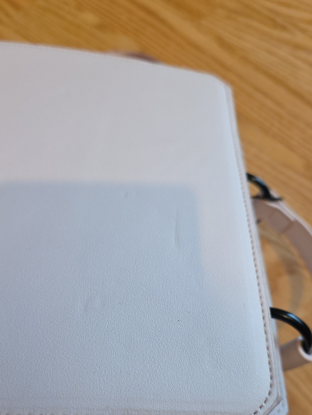 Steve Madden White Crossbody with Black Bats Logo - Picture 12 of 12